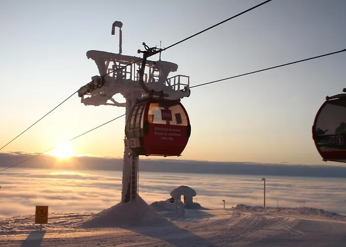 Yllaes Slope Sarestar Ylläsjärvi