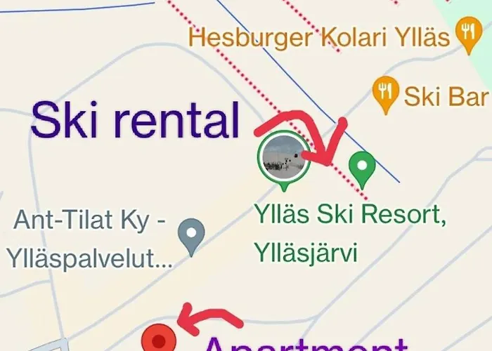 Yllaes Slope Sarestar Daire Ylläsjärvi